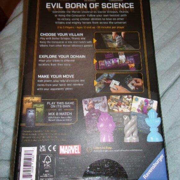 Marvel Villainous: Twisted Ambition Expandalone Game New - Picture 2 of 2